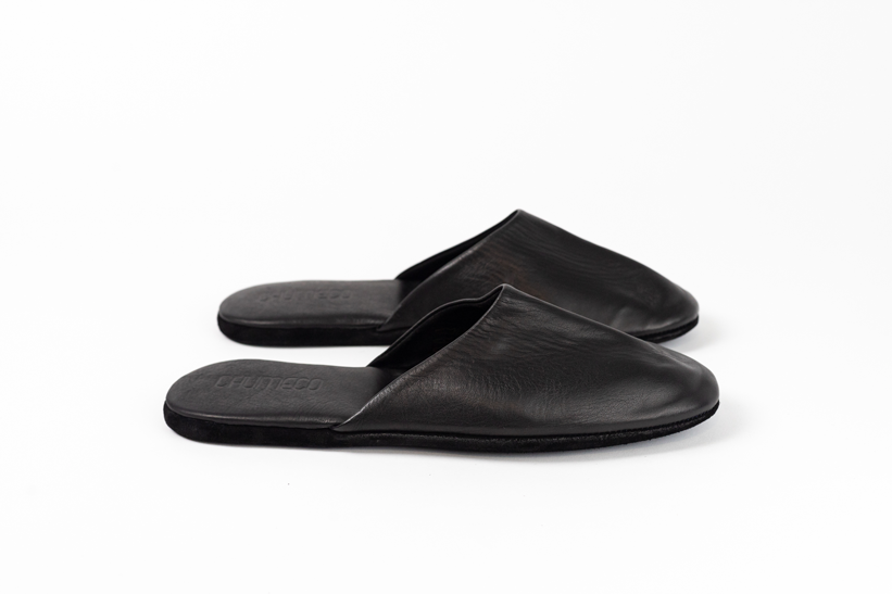 Men Slippers Leather